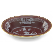 Ginori Oriente Italiano Castagna Oval Bowl - 9.75"